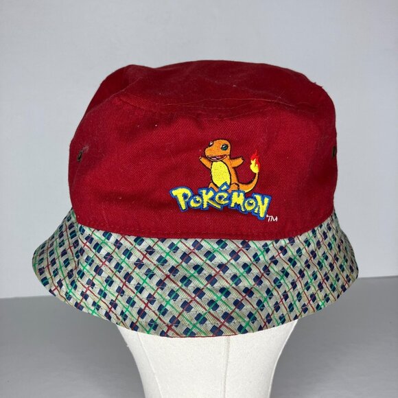 Vintage 90's Kids Pokemon Nintendo Bucket Hat Cap - Picture 5 of 10